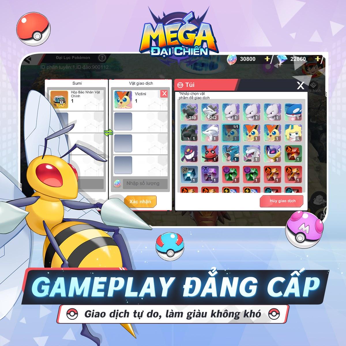 Mega Đại Chiến – Game Pokemon chuẩn bị được Ace Game phát hành tại Việt Nam
