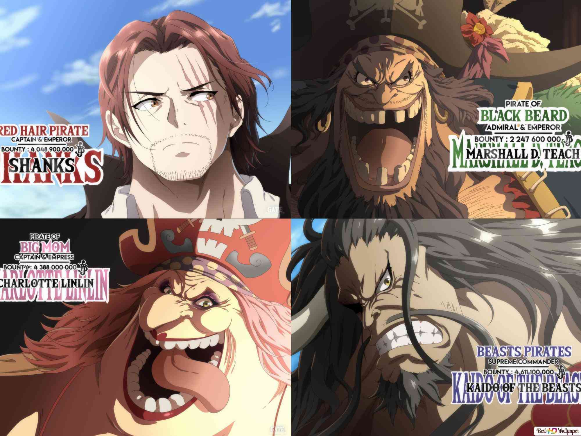So sánh sức mạnh của Yonko, Thuyền trưởng và Đô đốc trong One Piece