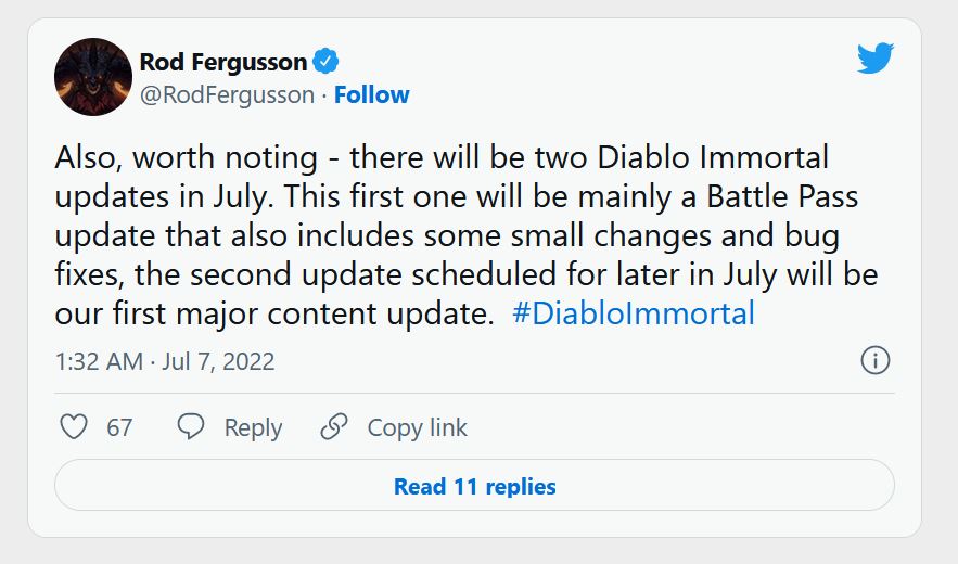 Game thủ Diablo Immortal không hào hứng với những sửa đổi của game.