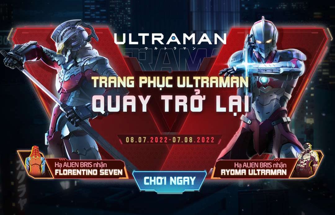 Ultraman chính thức trở lại Liên Quân Mobile