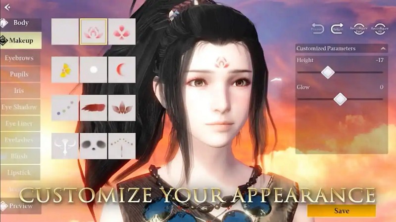 Người chơi có vô số cách để tùy chỉnh nhân vật của họ từ một loạt các chủng tộc khác nhau