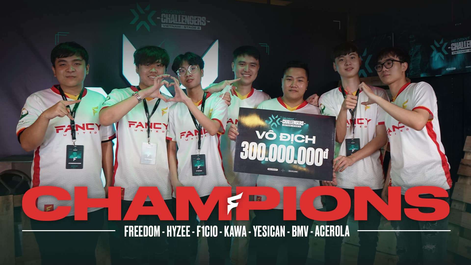 Fancy United Esports has won many big and small tournaments in Vietnam, many times attended international Valorant tournaments.