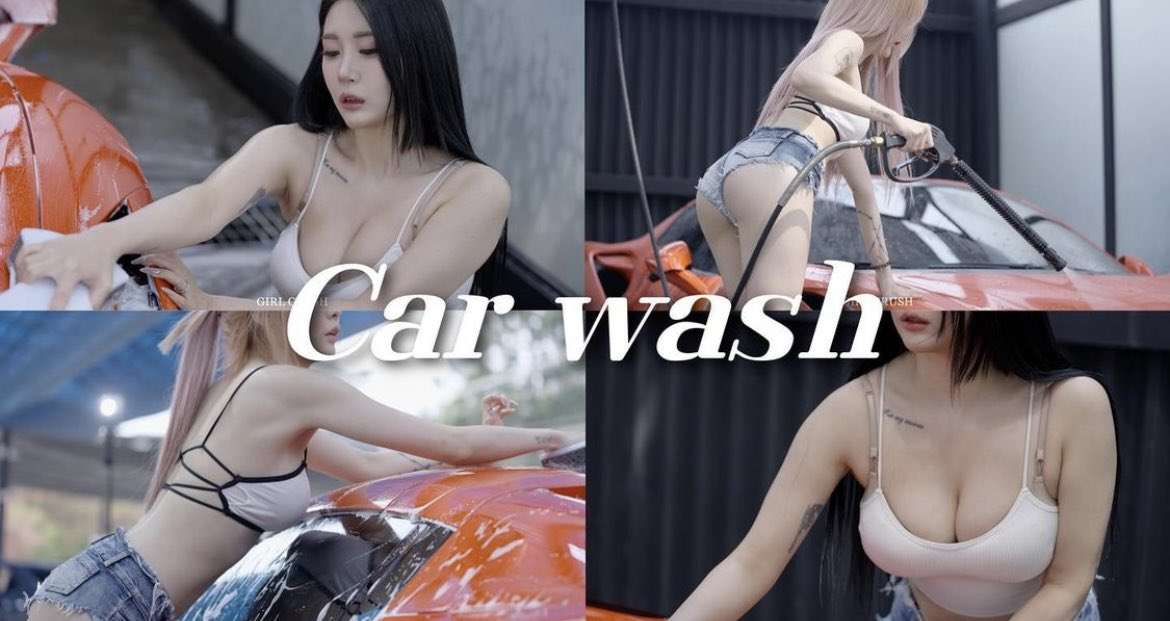 Female streamer appeared in MV "Car wash" of the group "Spicy Noona" (rough translation: Sexy Sisters).