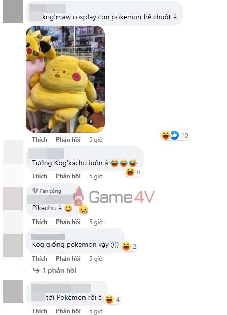Cộng đồng Liên Minh Huyền Thoại đã nhận xét rằng diện mạo mới của Kog'Maw quá giống Pikachu.