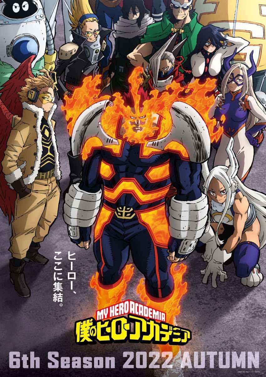 Ngày phát hành của My Hero Academia ss6 được xác nhận thông qua poster mới