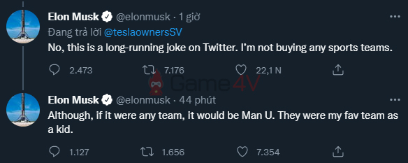 Tỷ phú Elon Musk thú nhận đây chỉ là một trò đùa.