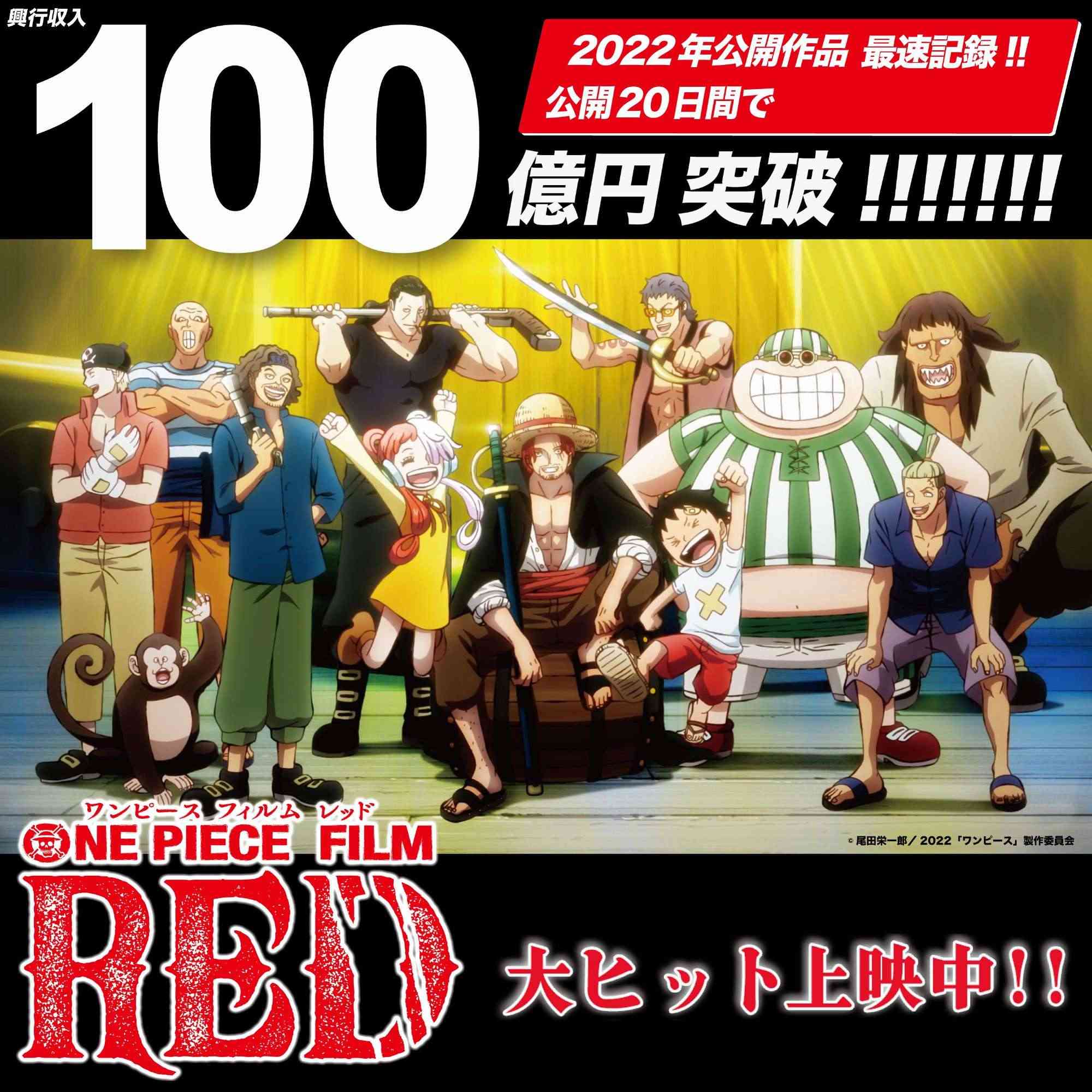One Piece Film: Red là tác phẩm thành công nhất của Toei Animation