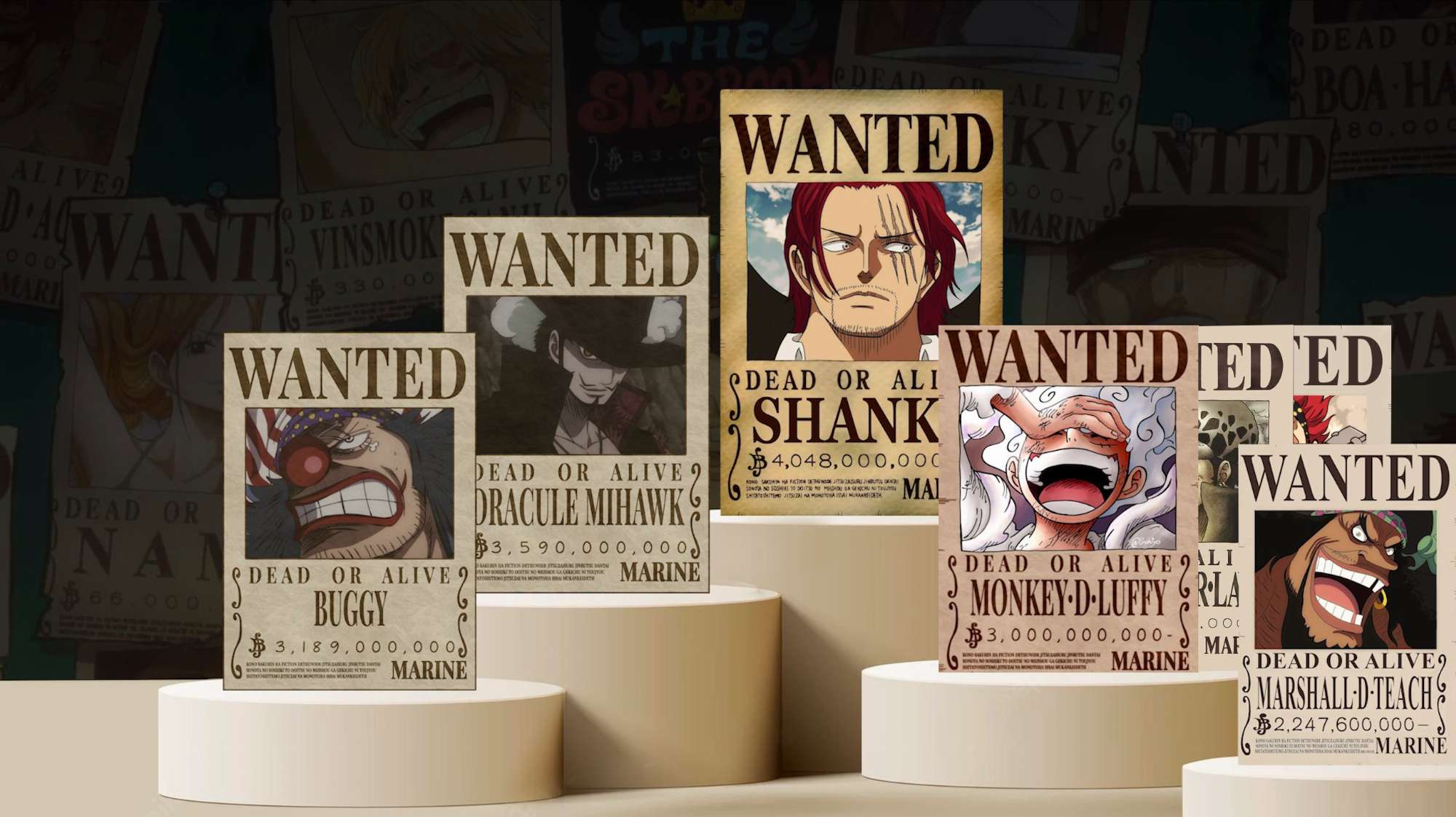 Top 10 Nhân Vật Có Mức Truy Nã Cao Nhất Trong One Piece Hiện Tại