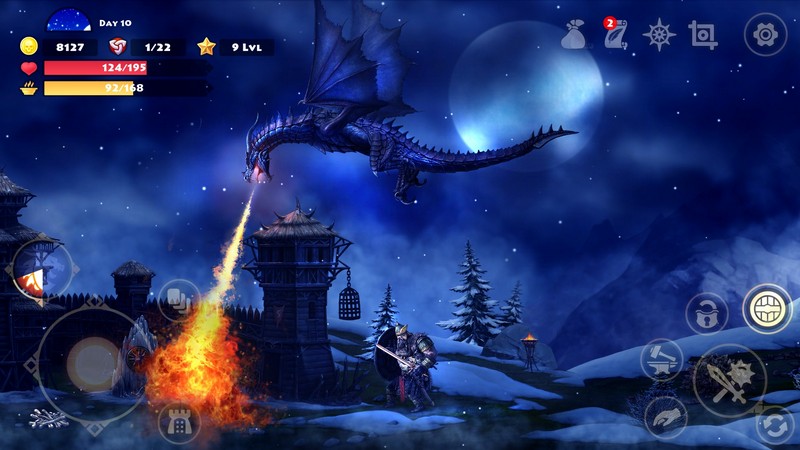 Người chơi phải hỗ trợ người Viking trong cuộc hành trình của anh ta xuyên qua thế giới tăm tối của Niffelheim đến Asgard rộng lớn.