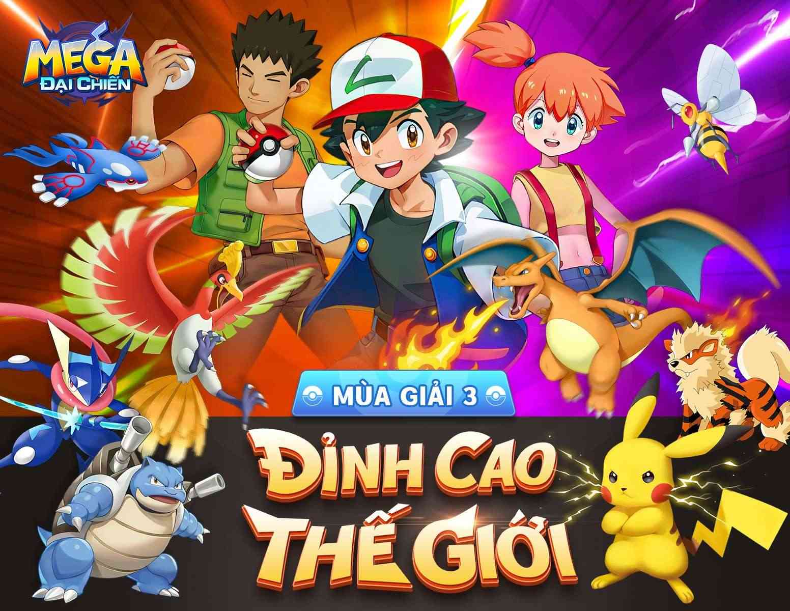 Reaching 1 million downloads, Mega Dai Chien becomes the number 1 Pet Pokemon fighting game in Vietnam