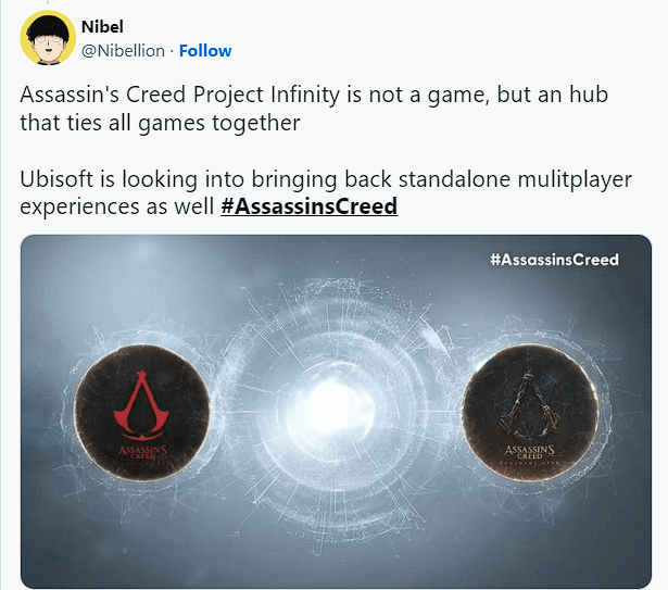 Assassin’s Creed Infinity sẽ là nơi của các câu chuyện thời hiện đại với người chơi là nhân vật chính