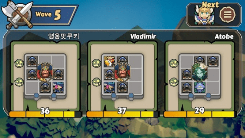 Defense Derby Rule the Kingdom là game thẻ tướng phòng thủ với đồ họa 2D sắc nét