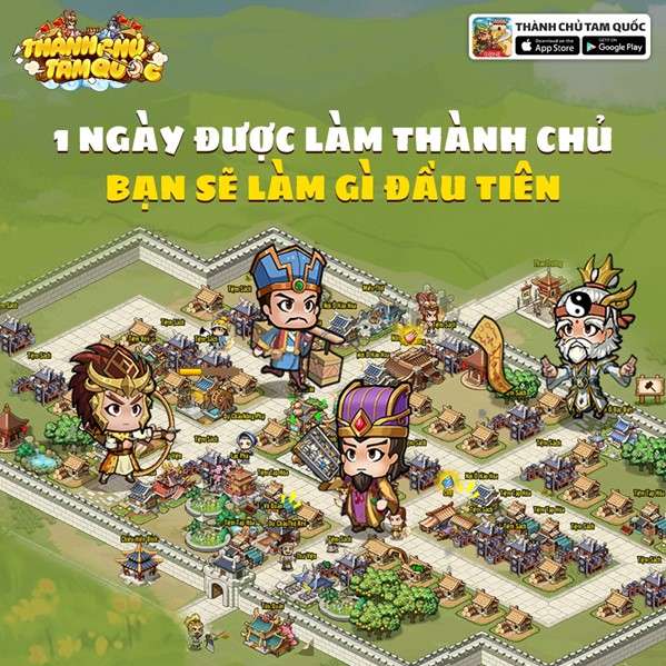 Thành Chủ Tam Quốc – Game Tam Quốc độc lạ, chuẩn bị được Gzone phát hành tại Việt Nam