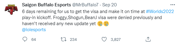 SGB thông báo rằng 3 thành viên là Shogu, Froggy và BeanJ đã không đậu Visa nhưng vẫn chưa được sắp xếp lịch phrong vấn mới