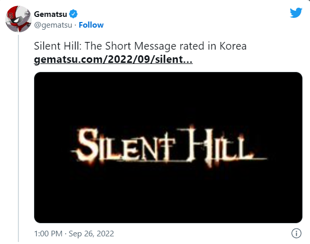 Một trò chơi Silent Hill mới được xếp hạng ở Hàn Quốc