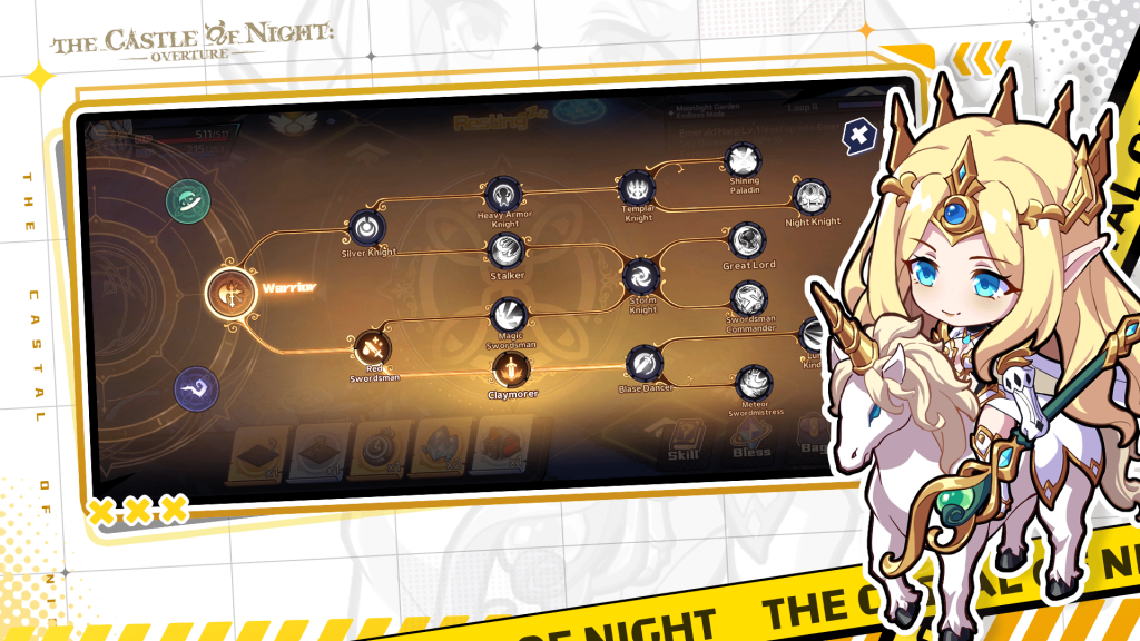 The Castle of Night Overture – Game chiến thuật phong cách chibi chính thức phát hành