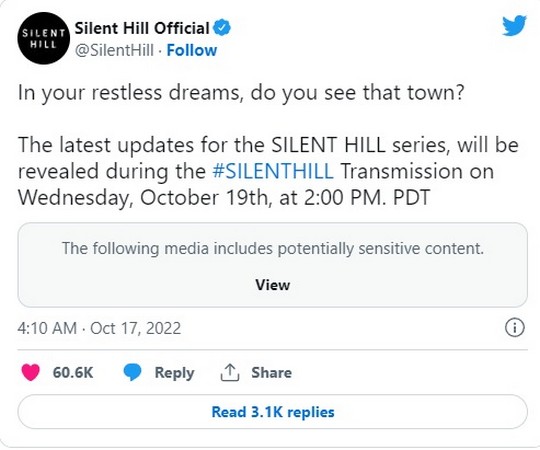 Konami cuối cùng cũng đã xác nhận ngày tiết lộ tương lai của dòng game Silent Hill