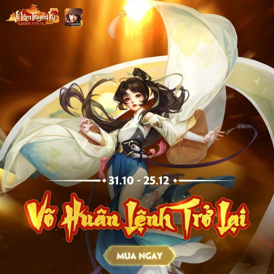 Võ Lâm Truyền Kỳ Mobile ‘hớp hồn’ game thủ với chuỗi sự kiện tháng 11