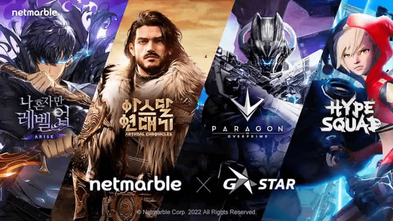 Top 9 game đến từ các NSX Hàn Quốc tại sự kiện G-Star 2022