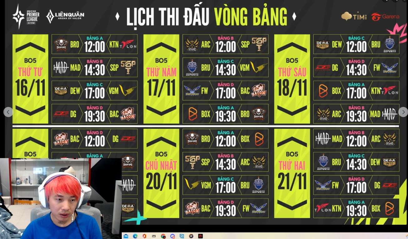 BLV Tùng Họa Mi vẫn lên sóng livestream cũng như ra mắt những video liên quan đến APL 2022.