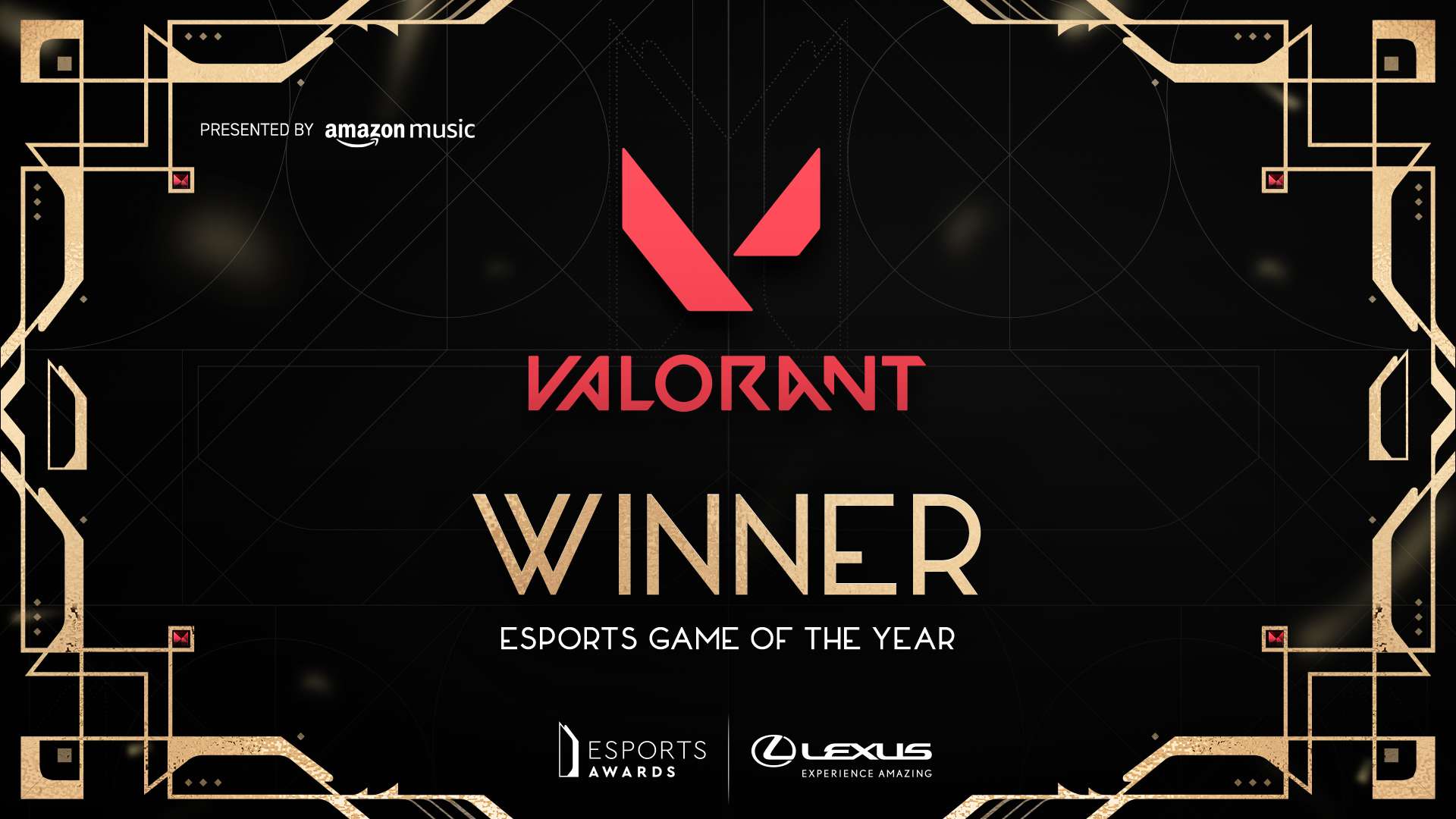 Valorant giành giải Esports Game of the Year.