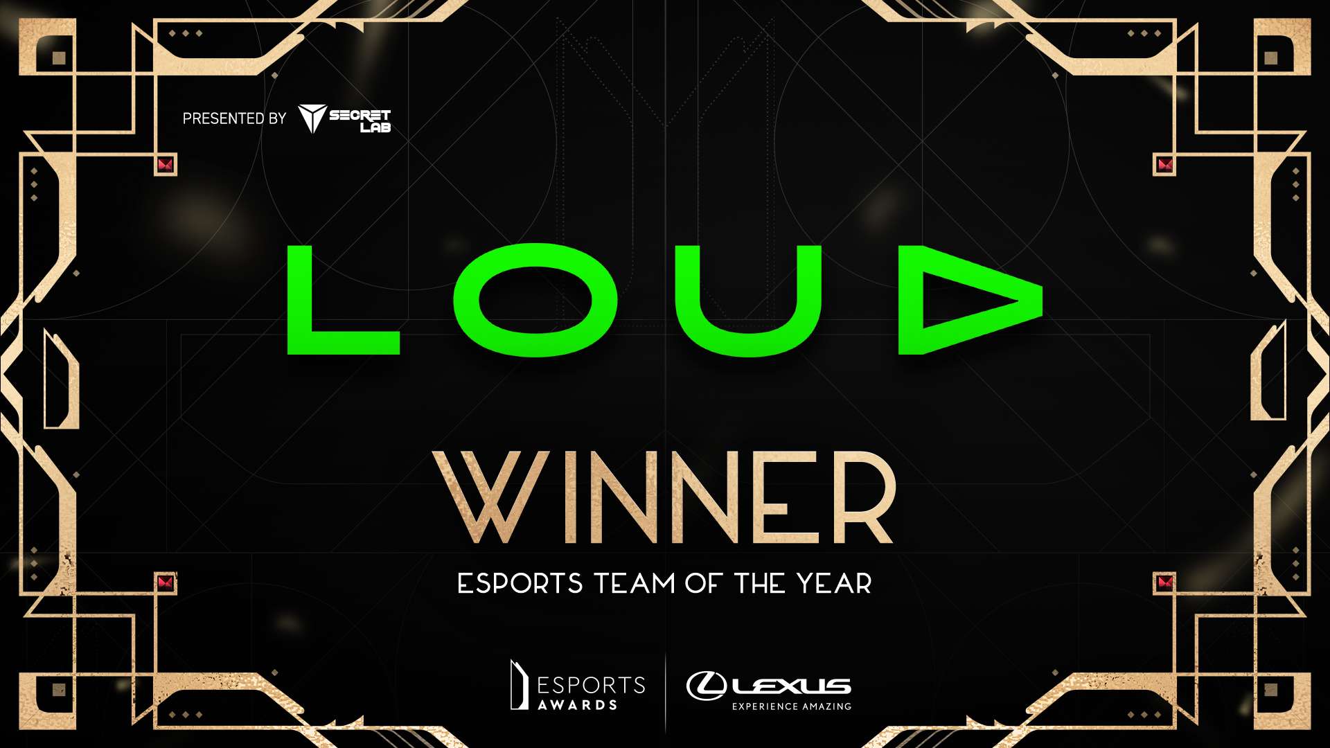 LOUD (Valorant) giành giải Esports Team of the Year.