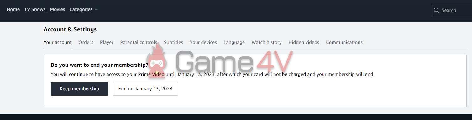 Chọn "End on January 13, 2023" (ngày có thể thay đổi tùy theo ngày người chơi đăng ký).