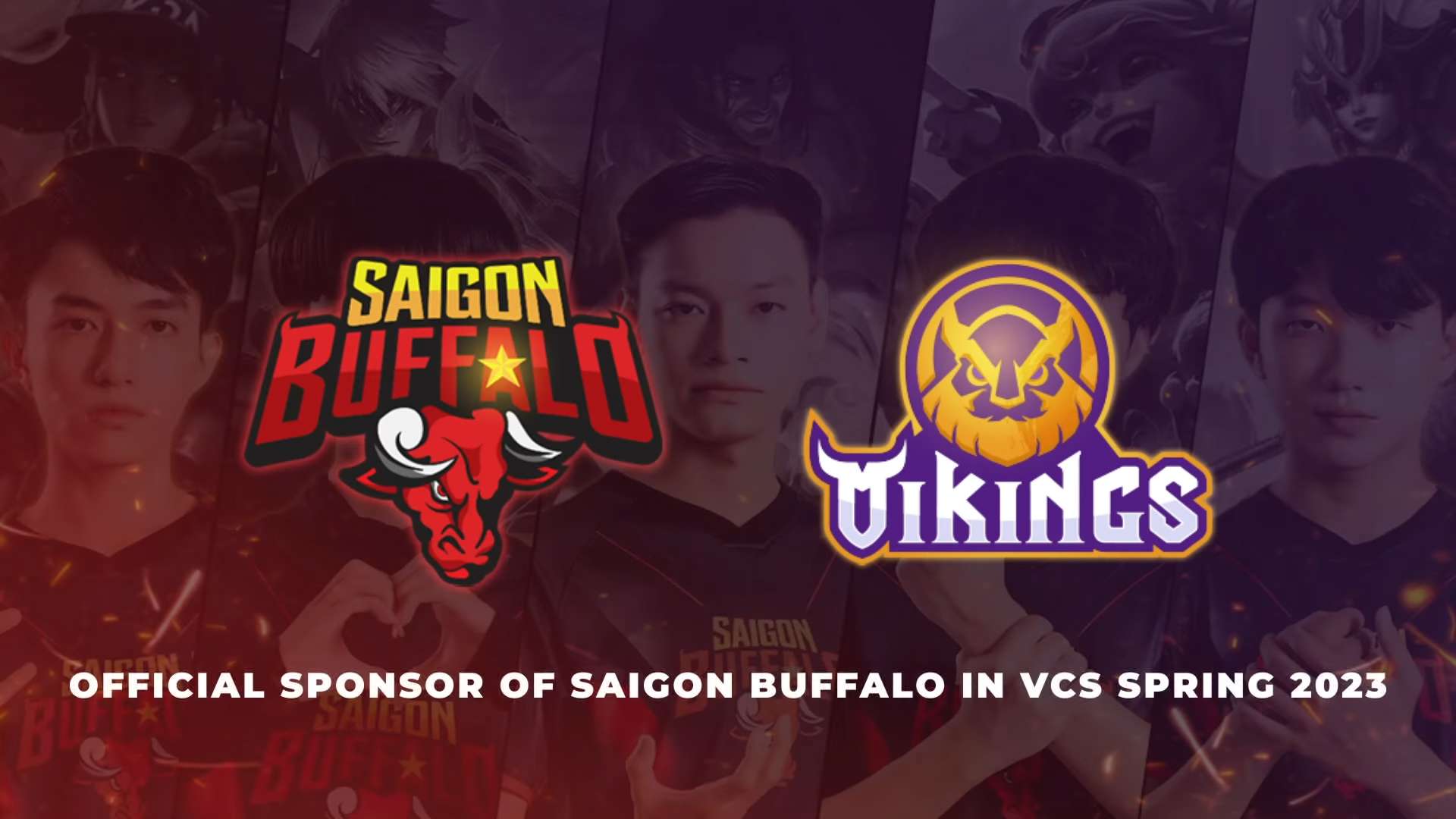 Vikings Gaming sẽ là nhà tài trợ của Saigon Buffalo.