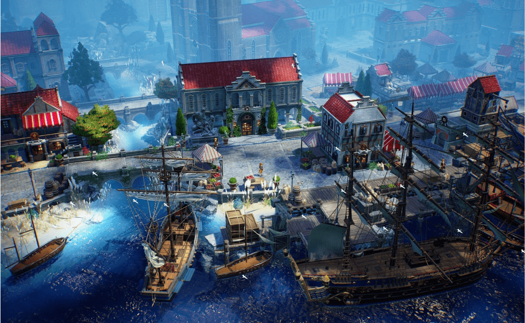 Uncharted Waters Origin đã tạo ra một thế giới rộng lớn để thỏa mãn trải nghiệm khám phá cho game thủ.
