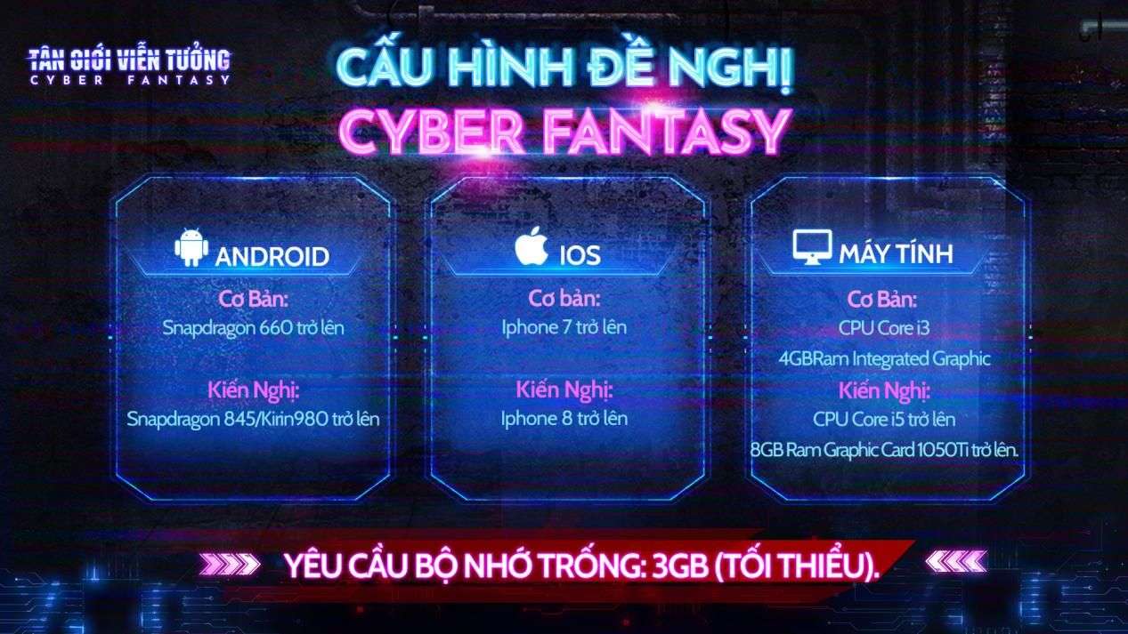 Trải nghiệm Cyber Fantasy phiên bản đầu tiên ra mắt trên toàn cầu – Độc quyền dành riêng cho game thủ Việt!