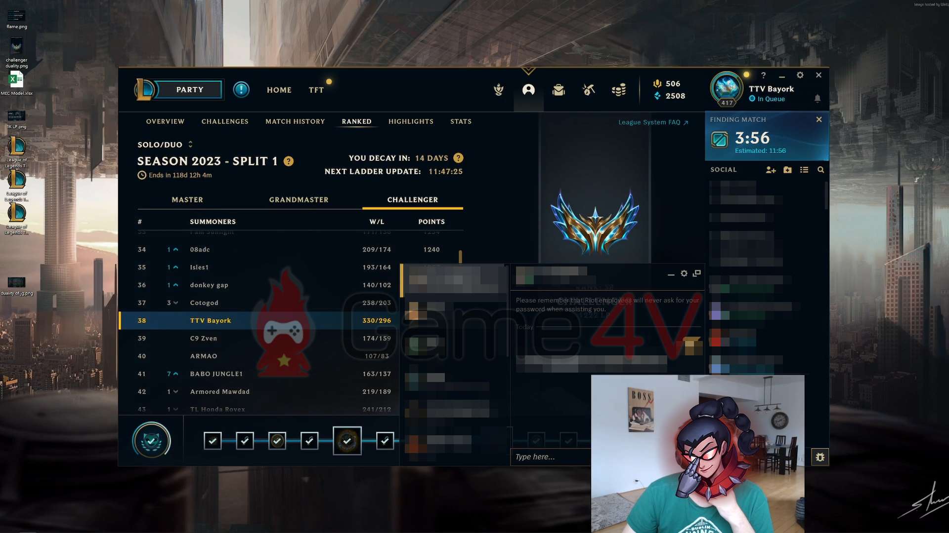 Champions Queue Challenge Streamer uses the tool without getting banned by Riot?