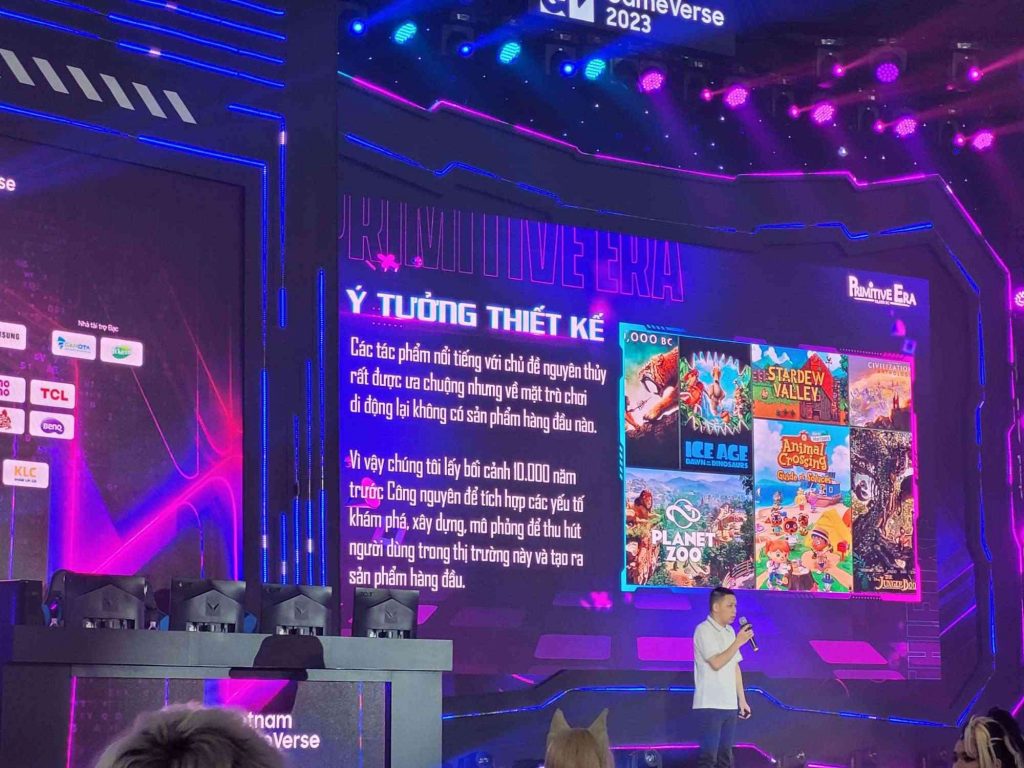 Funtap cũng không thể không nhắc đến trò chơi Primitive Era tại sự kiện Vietnam Gameverse 2023