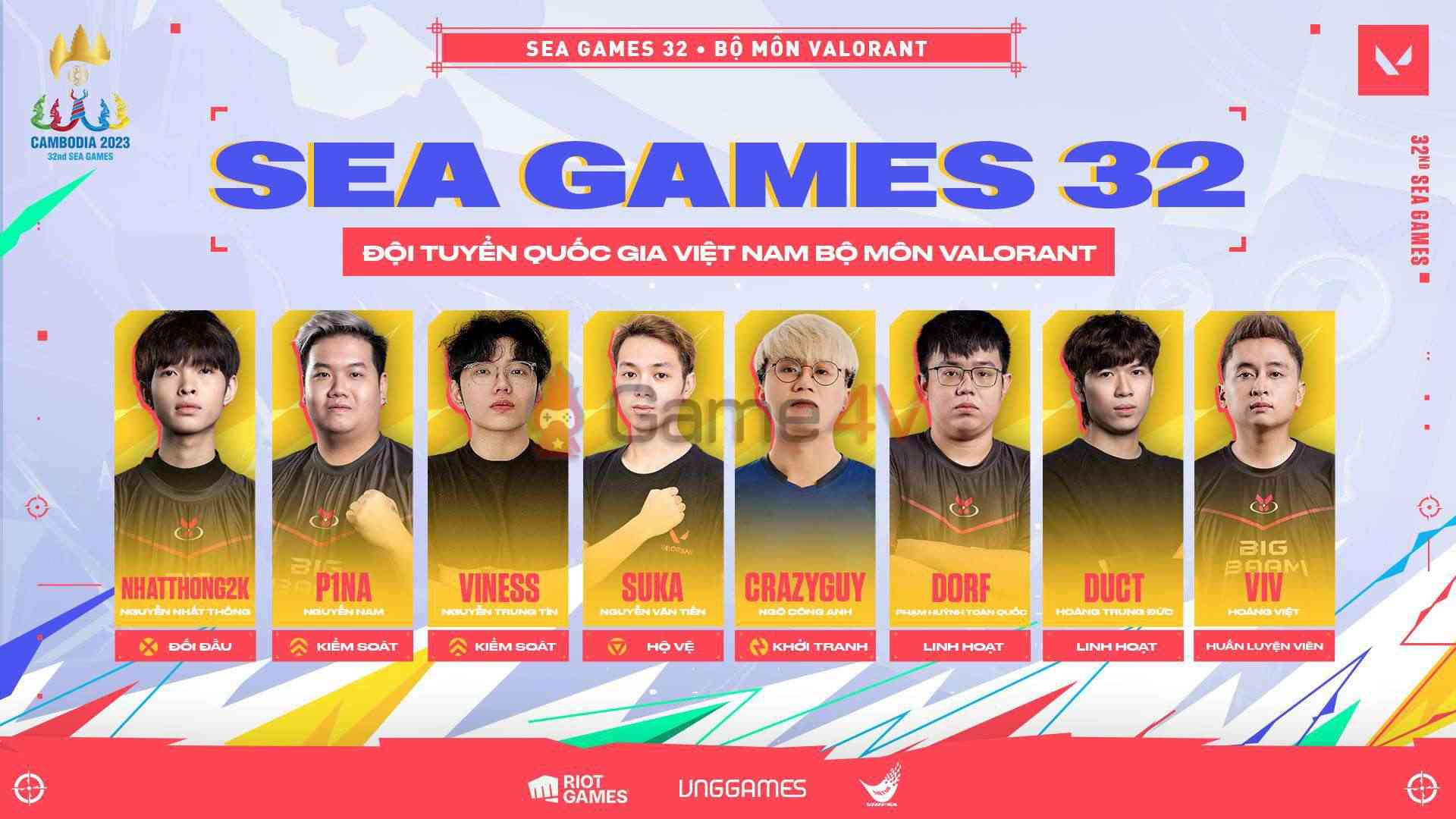 SEA Games 32: Danh sách toàn bộ đội hình Esports ĐTQG Việt Nam