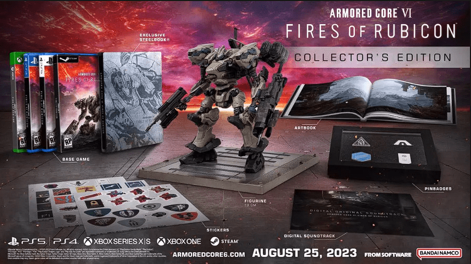 Armored Core 6 Collector’s Edition hé lộ những vật phẩm sưu tầm đầy chất lượng