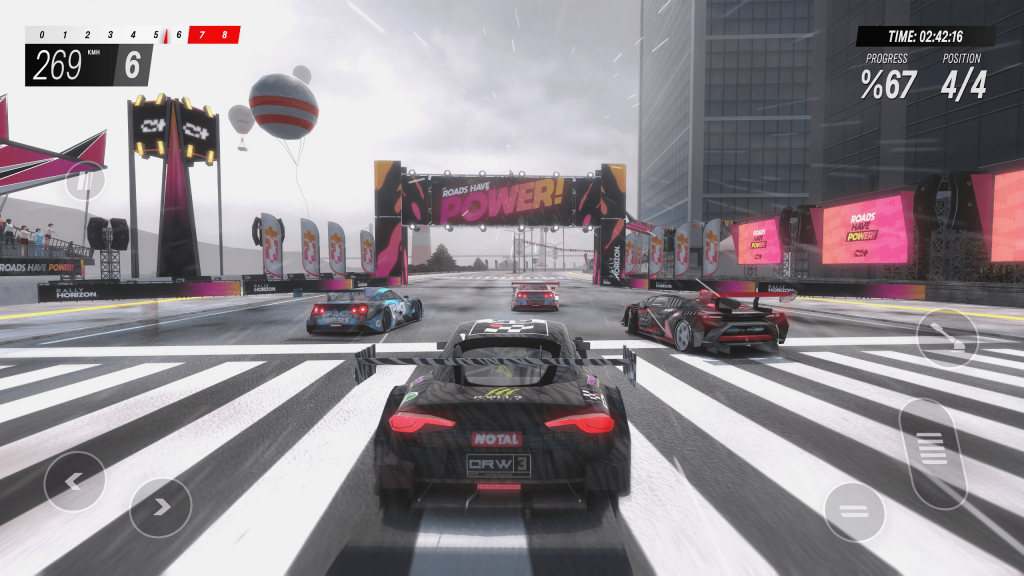 Rally Horizon sẽ có nhiều cải tiến trong cơ chế điều khiển để kích thích khả năng của người chơi so với các trò chơi đua xe thông thường.