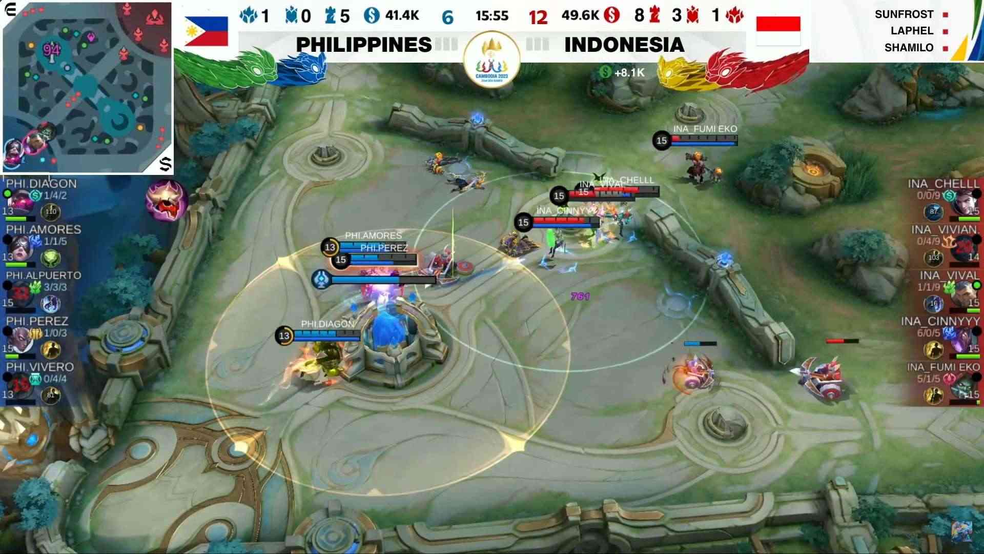 [Trực Tiếp] SEA Games 32 Mobile Legends: Bang Bang team nữ: Indonesia đánh bại Philippines để giành Huy Chương Vàng