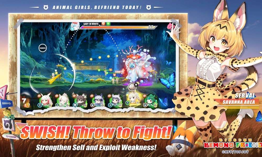 Kemono Friends Kingdom is an extremely interesting coordinate strategy role-playing game, coming to the official soon