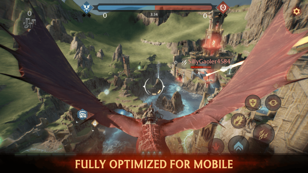Trò chơi sở hữu một nền đồ hoạ 3D tân tiến với chất lượng rất cao trong việc thiết kế các con rồng, cảnh quan.