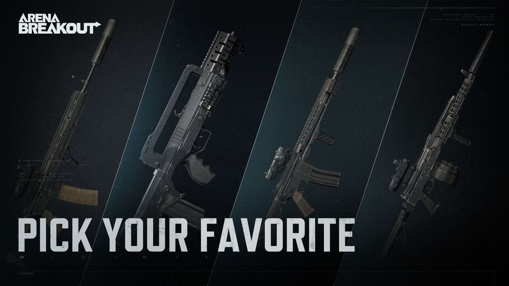 Bạn có thể chọn lựa nhiều loại vũ khí súng ống khác nhau.