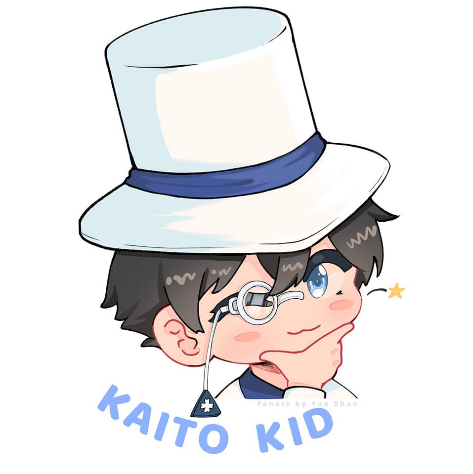 Vẽ Kaito Kid đi  line thoi và ko màu  câu hỏi 1743681  hoidap247com