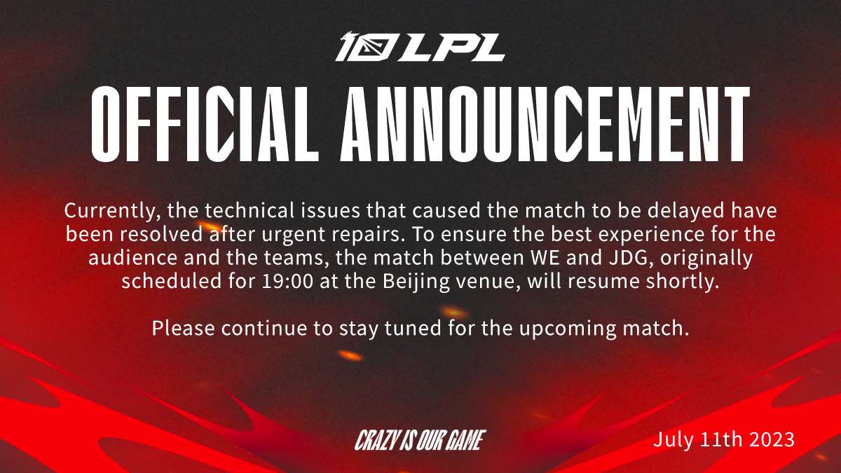 LMHT: LPL ‘delay’ gần 3 tiếng, Riot Games hé lộ lý do làm ảnh hưởng toàn bộ các giải đấu