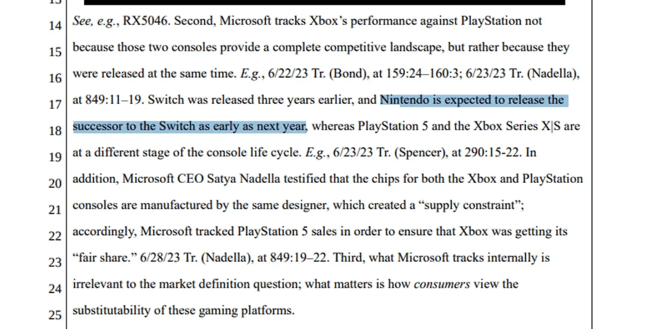 Tài liệu Microsoft bị rò rỉ hé lộ thời điểm Nintendo Switch tiếp theo ra mắt