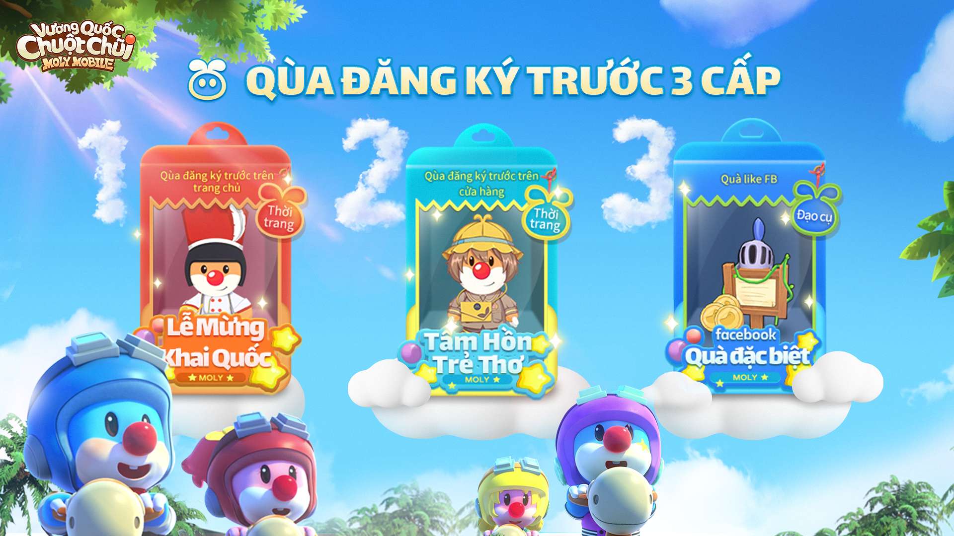 Game mobile kinh điển tuổi thơ Vương Quốc Chuột Chũi hôm nay mở đăng ký trước, gửi nhiều quà tặng