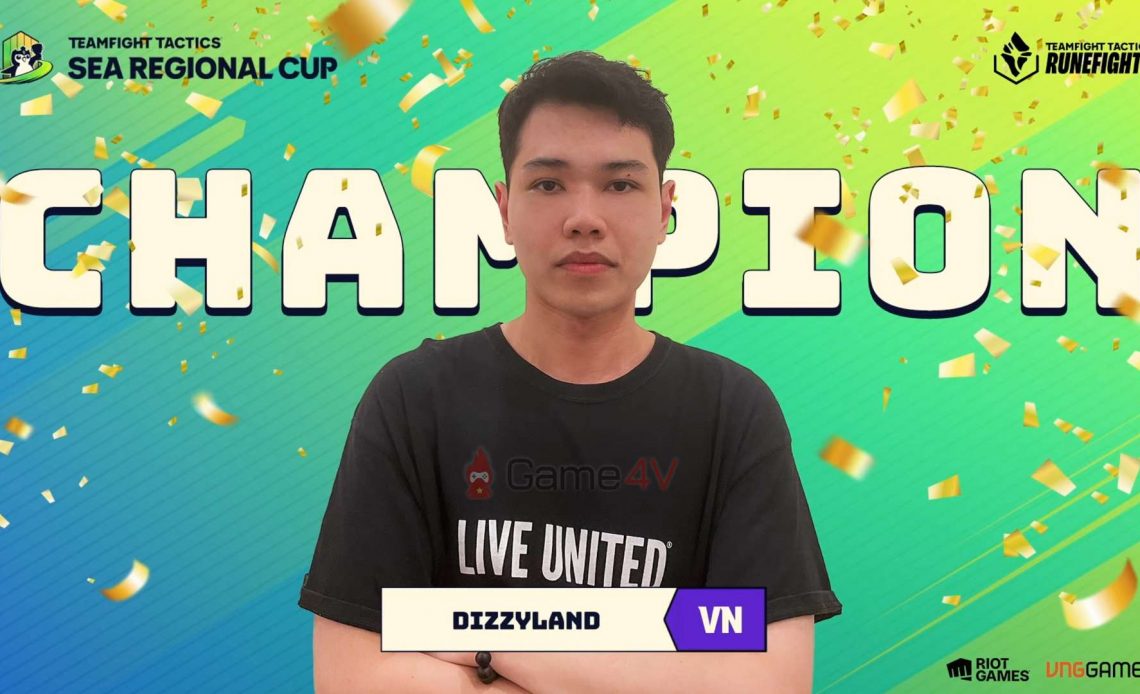 Đấu Trường Chân Lý: DizzyLand - tuyển thủ Việt Nam thống trị giải SEA và sẽ tham gia giải vô địch châu Á