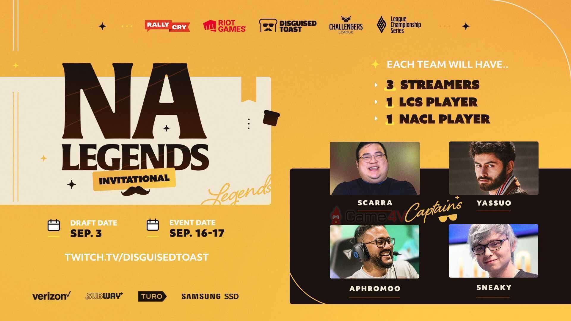 Giải đấu đặc biệt LoL NA Legends Invitational sẽ có sự góp mặt của "cosplayer số 1 LCS" - Sneaky.