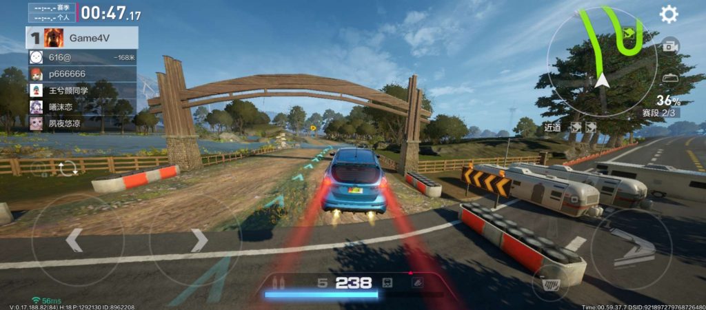 Người chơi vẫn có thể sử dụng hệ thống nitro quen thuộc trong Need for Speed ​​Online Mobile Edition.