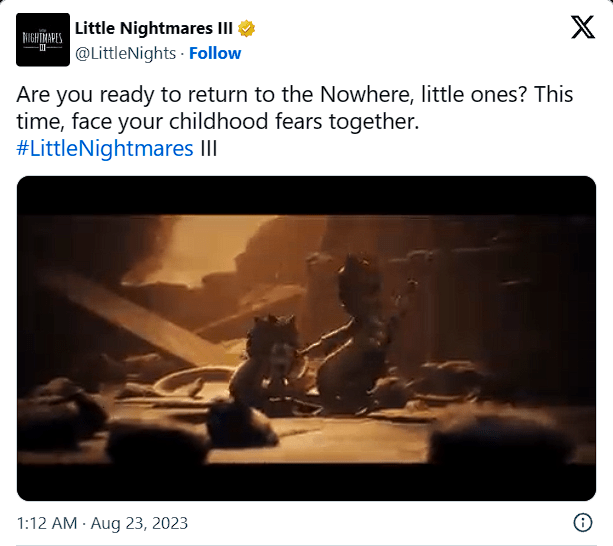 Gamescom 2023: Little Nightmares 3 được công bố, lần đầu tiên đem đến hai nhân vât chính cùng sự hỗ trợ co-op