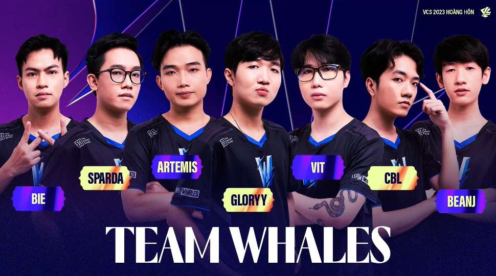 Team Whales sẽ có mặt ở CKTG 2023.