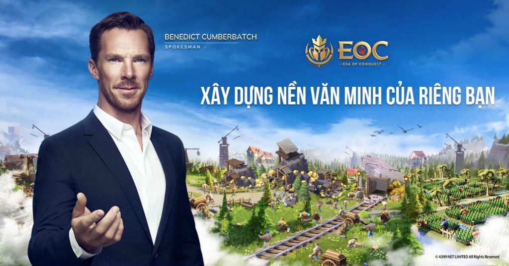 Benedict Cumberbatch phát ngôn cho game chiến thuật ‘Era of Conquest’ – Chính thức thông báo ra mắt toàn cầu ngày 27/10