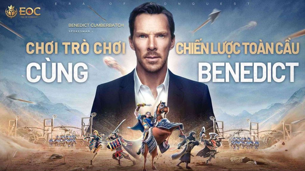Era of Conquest chính thức ra mắt ngày 27/10 – Gương mặt đại diện Benedict Cumberbatch thống lĩnh đại quân văn minh, mời bạn cùng bắt đầu giải đấu toàn cầu